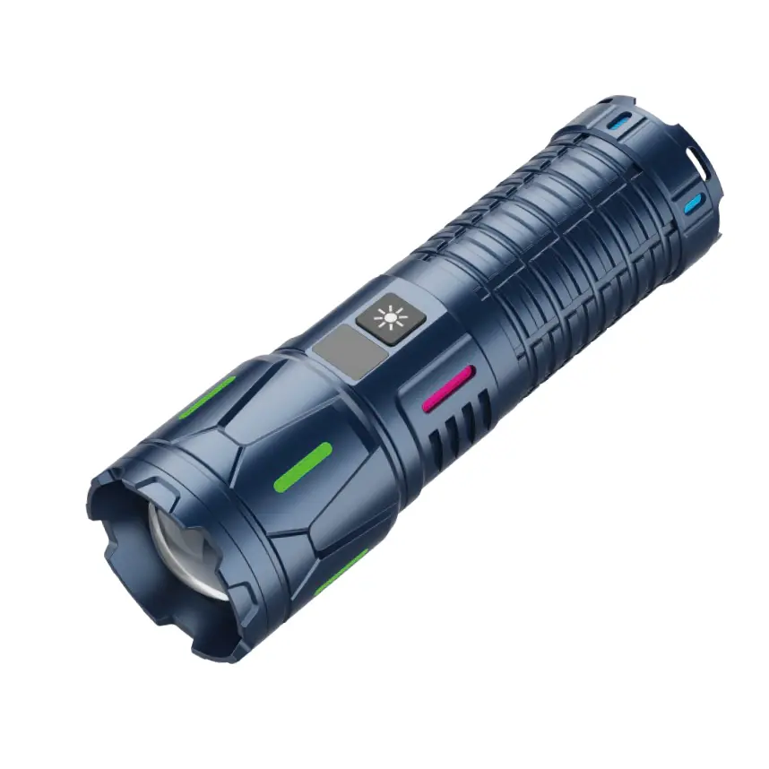 100W LED Tactical Flashlight USB Rechargeable