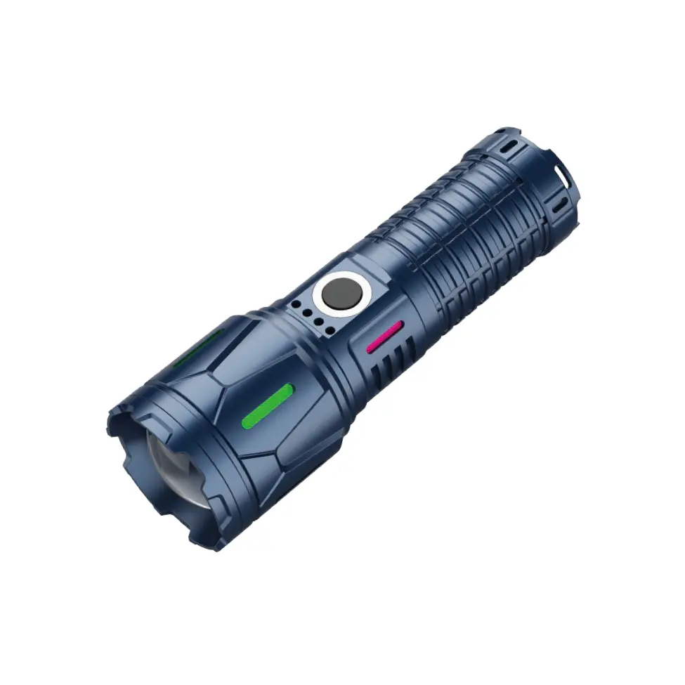 10W LED Rechargeable Tactical Flashlight for Camping and Security