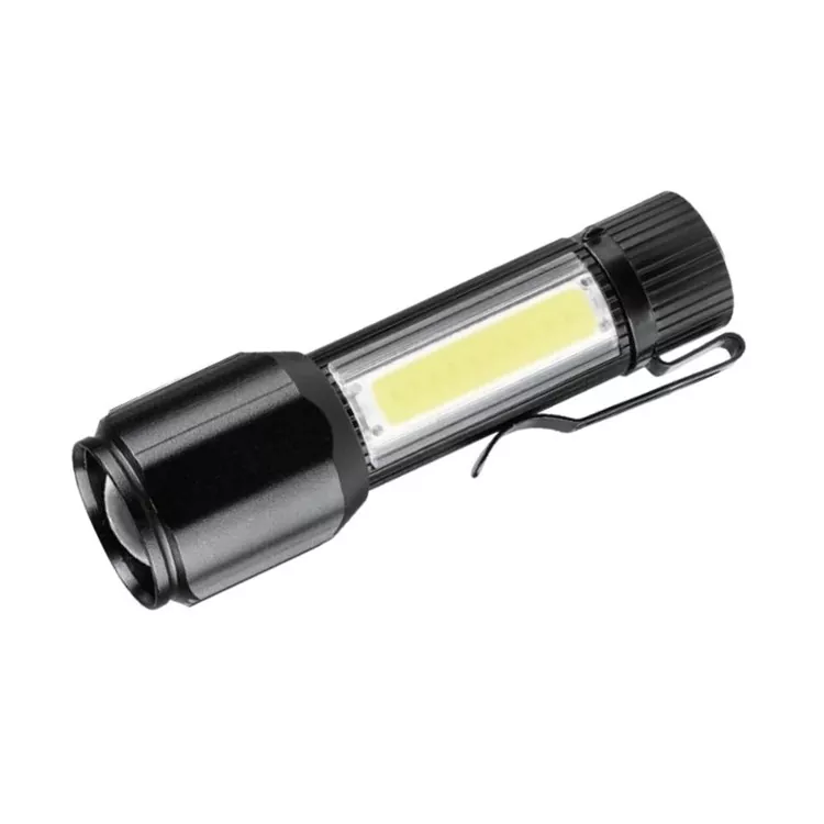 LED Flashlight with Clip Work Light for Car Repair Camping