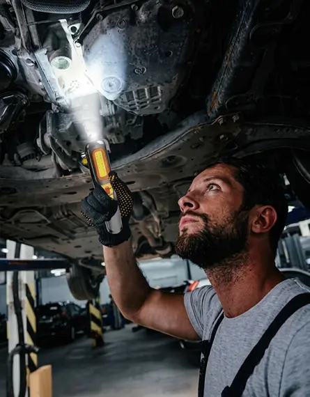Repairing the car